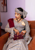 Ensemble Zircon noir collier plus boucle d'oreille plus bague et bracelet