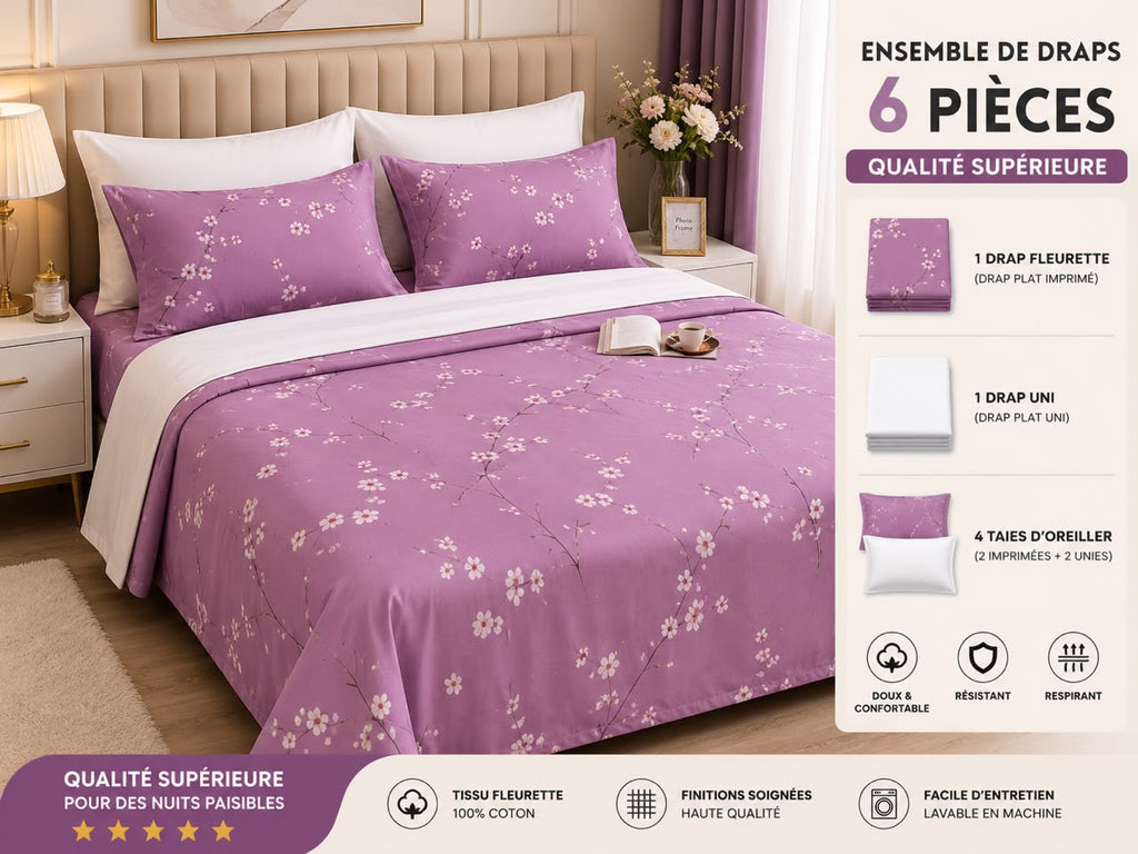 drap 6 pieces