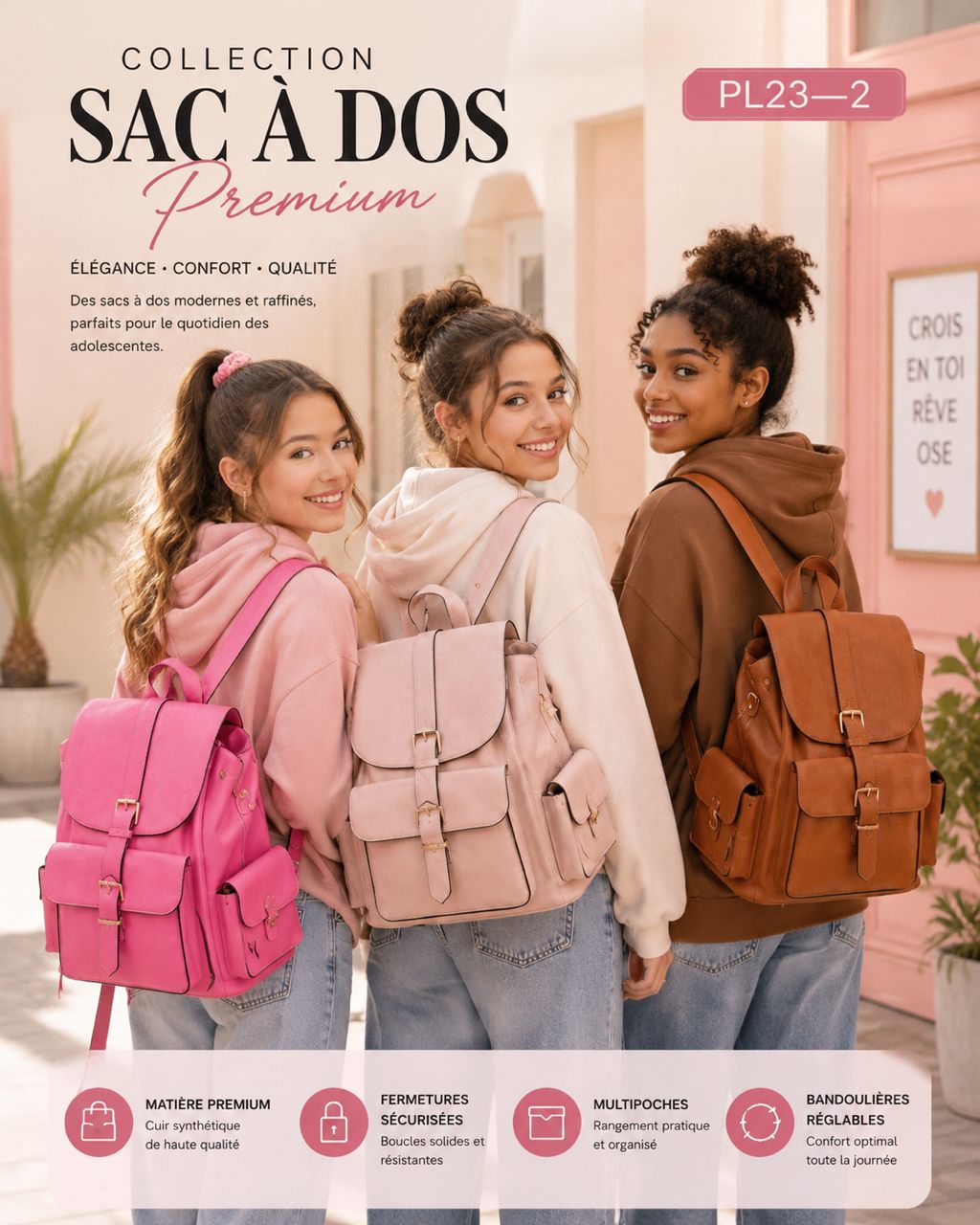 Sac en cuire pour les ados