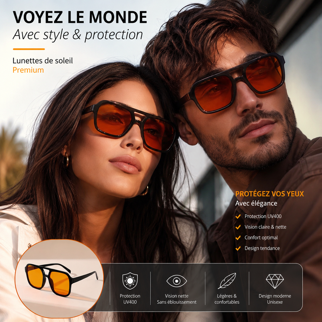 Lunettes de soleil unisex