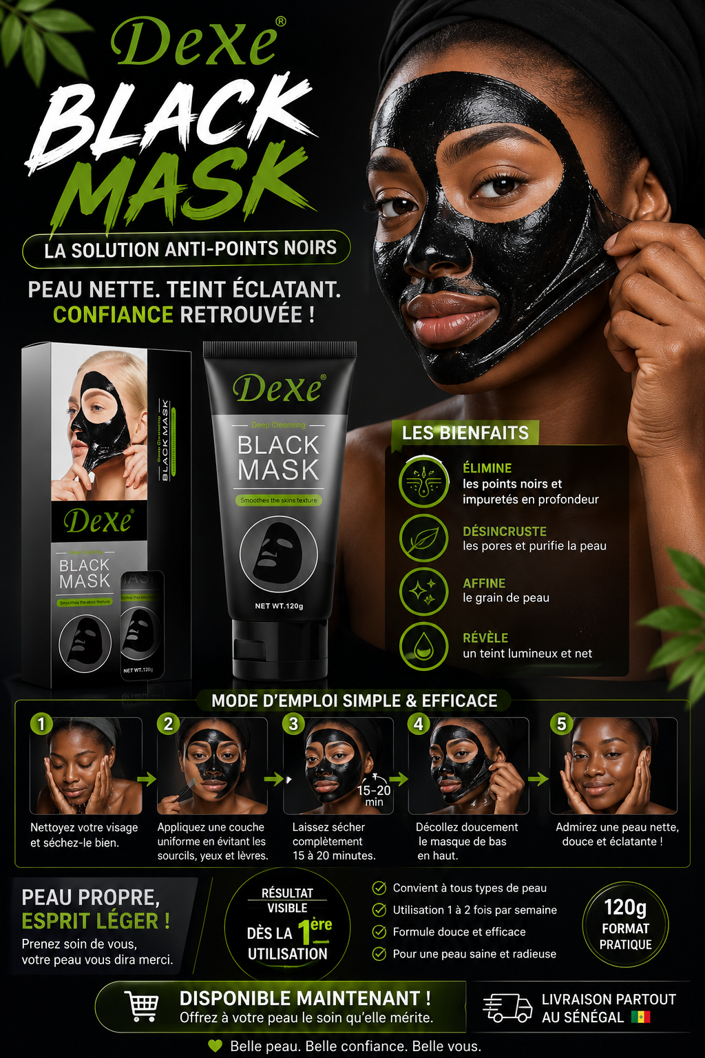 Masque de visage Dexe